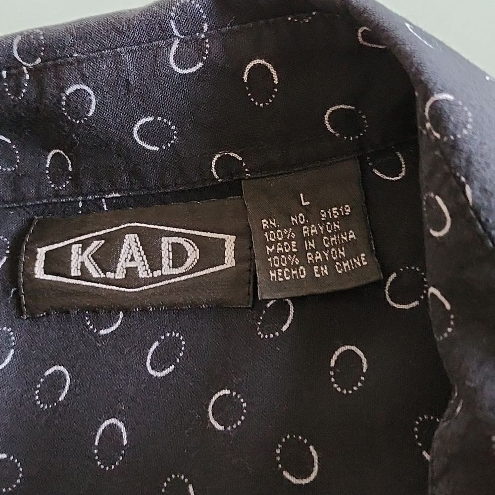  KAD Button Down Shirt Size Large - Picture 6 of 6